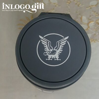 Bình giữ nhiệt in logo thương hiệu LocknLock nắp bật 490ml BGN-05