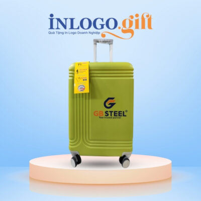 Vali quà tặng in logo kéo nhựa size 24