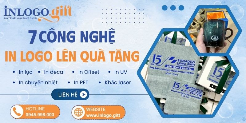 7 Công nghệ in logo lên quà tặng