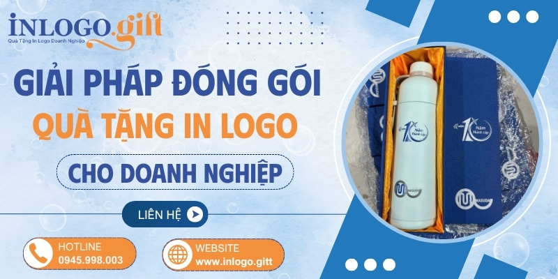 Giải pháp đóng gói quà tặng in logo cho doanh nghiệp
