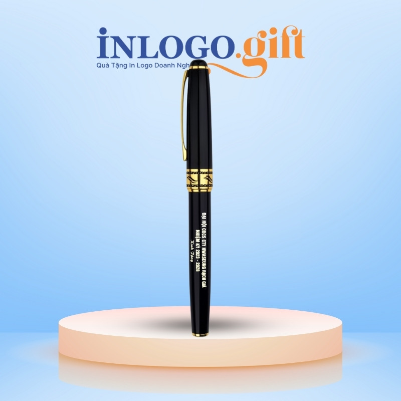 Bút ký quà tặng Đại hội in logo kim loại tổ ong 13cm BK-06