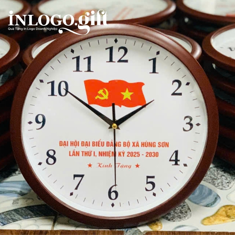 Đồng hồ treo tường quà tặng Đại hội ĐHT-10