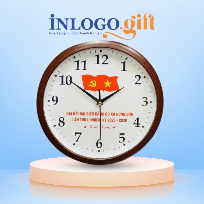 Đồng hồ treo tường quà tặng Đại hội ĐHT-10