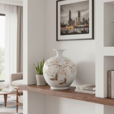 Bình Hút Lộc In Logo - Quà Tết Doanh Nghiệp Gốm Bát Tràng