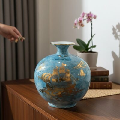 Bình Hút Lộc In Logo Quà Tặng Đối Tác - Thuận Buồm Xuôi Gió