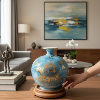 Bình Hút Lộc In Logo Quà Tặng Đối Tác - Thuận Buồm Xuôi Gió