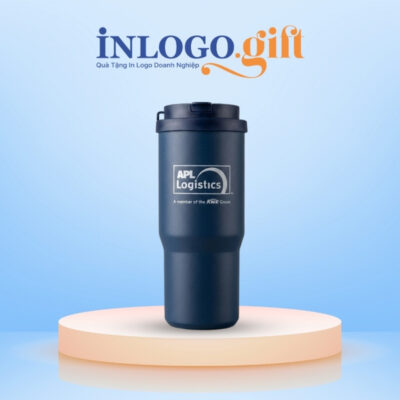 Ly giữ nhiệt in logo thương hiệu Kalpen màu xanh dương dung tích 750ml LGN-15
