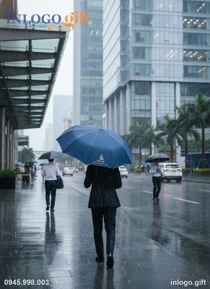 Sử dụng ô dù in logo giúp thương hiệu của doanh nghiệp tiếp cận dễ dàng hơn với công chúng