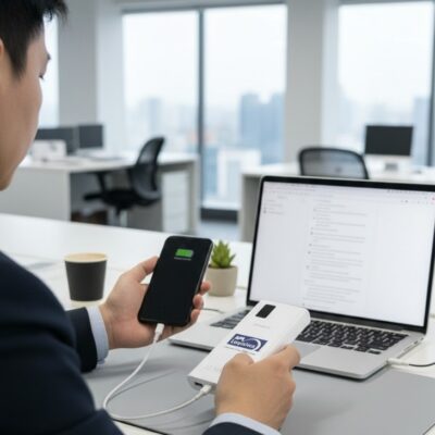 Sạc dự phòng Pisen 10000mAh in logo, quà tặng quản lý cao cấp