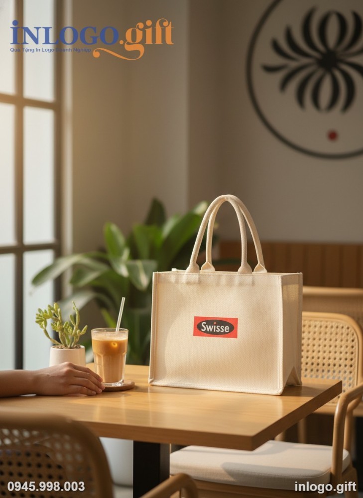 Chi tiết bên trong và chất liệu của túi cói